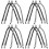 12Pcs Wear-Resistant Polyester Dog Walking Rope Reflective Pet Leash 7