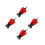 4Pièces Brosses Pour Perceuse Rouges En PP Nettoyage Maison Auto 7