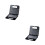 2Pcs Electric Mini Sandwich Maker Grill Non-Stick Pan With 9