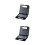 2Pcs Electric Mini Sandwich Maker Grill Non-Stick Pan With 5