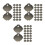 150 Pcs Hairdressing Shears Adjustment Tool For Scissors Tightening 8
