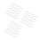 60Pcs Plastic Blinds Replacement Clips with Clear Design for Home 6