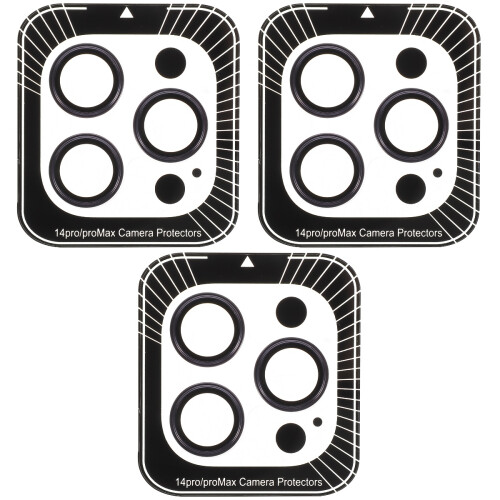 3Ensembles Protecteurs Argent Pour Caméra Téléphone Durable 2