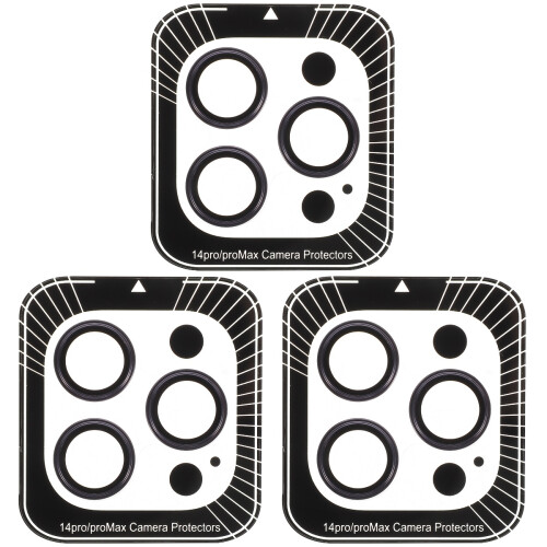 3Ensembles Protecteurs Argent Pour Caméra Téléphone Durable 1