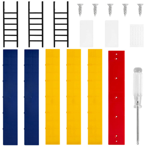 3 Pieces Display Rack Toy Organizer Small Floating Shelves Wall Shelf