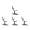 4Pièces Supports Display Noir Pour Figurines Posables Et Modèles 8