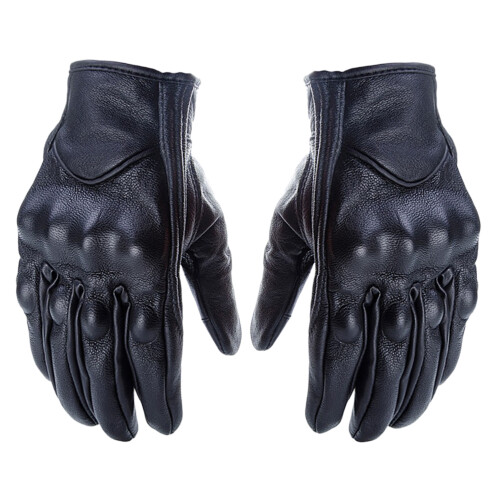 Protection Noir Cuir Hiver Tactile Résistant 2
