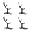 4Pièces Supports Display Noir Pour Figurines Posables Et Modèles 9