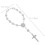 2Pièces Décoration Suspendue Croix Aluminium Argent Pour 11