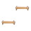 2Pièces Support Écran Bois Café Résistant Pour Maison Et Bureau 4