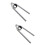 2 Pcs Wrench Adjustable Accessories Stainless Steel 7