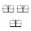 3Pcs Black Desktop Music Stand Foldable Portable Sheet Holder 8