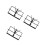 3Pcs Black Desktop Music Stand Foldable Portable Sheet Holder 7