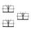 3Pcs Black Desktop Music Stand Foldable Portable Sheet Holder 10