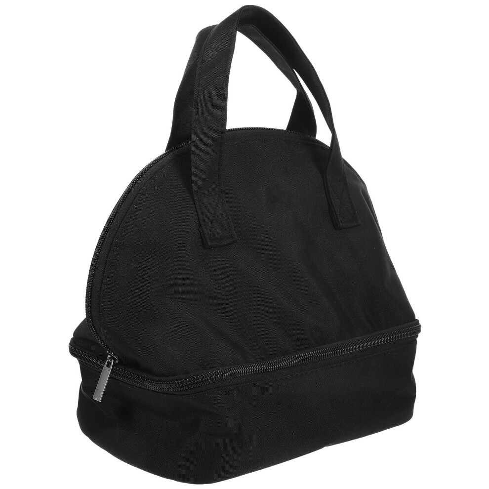 2Pcs Breast Milk Cooler Bag Insulated Double Layer Storage Bag Black Aboofan