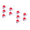 10Pcs White Silicone USB Cable Protective Covers Snowman Shape Durable 7