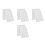 80Pcs Transparent Self Adhesive Photo Sheets Protectors for Home Use 4