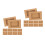2 Pcs Packaging Boxes Small Cardboard Kraft Paper Envelope Cases 8