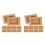 2 Pcs Packaging Boxes Small Cardboard Kraft Paper Envelope Cases 7