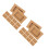 2 Pcs Packaging Boxes Small Cardboard Kraft Paper Envelope Cases 2