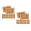 2 Pcs Packaging Boxes Small Cardboard Kraft Paper Envelope Cases 4