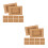 2 Pcs Packaging Boxes Small Cardboard Kraft Paper Envelope Cases 5