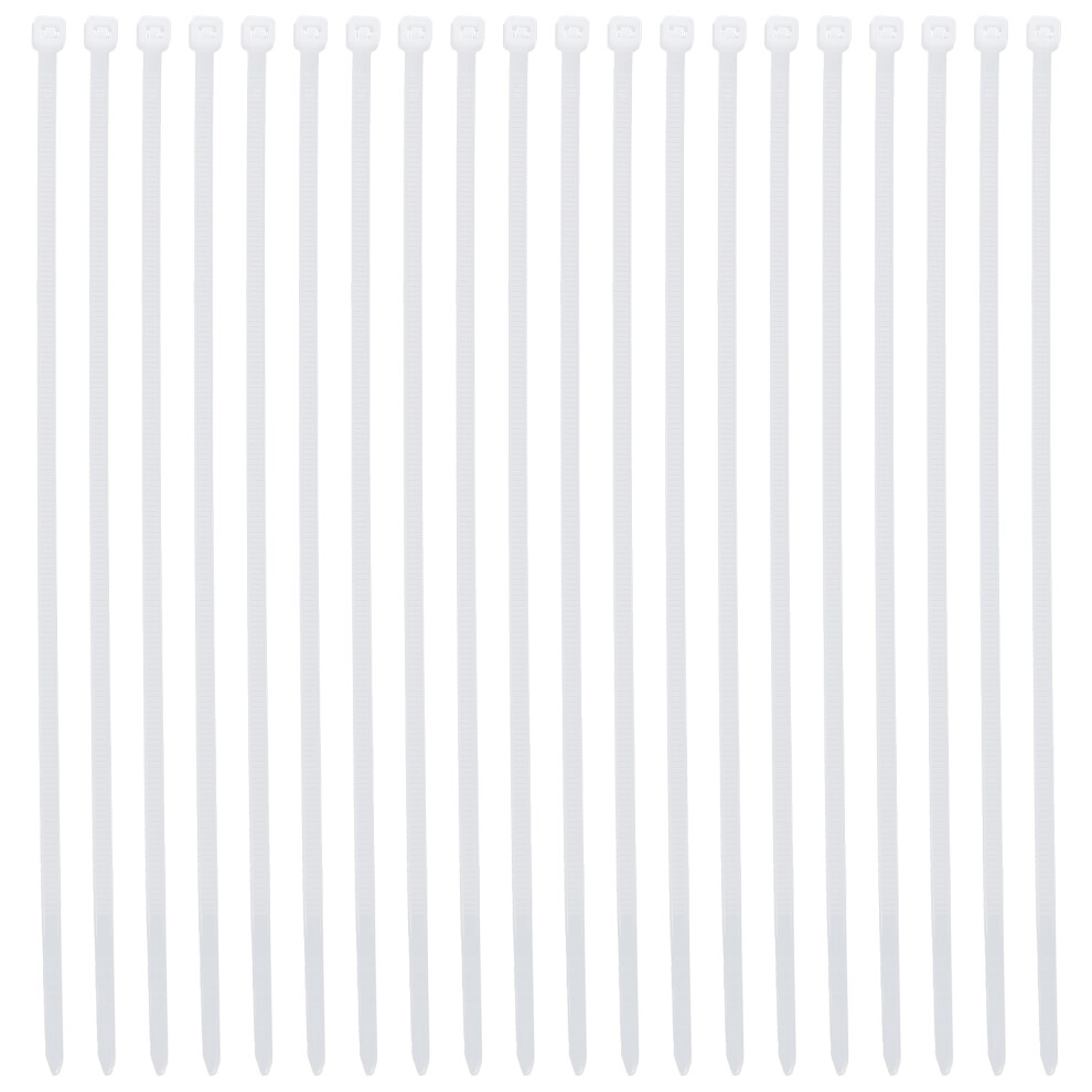 2000Pcs White Nylon Heavy Duty Zip Ties For Outdoor Indoor Computer 3594030922304