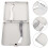 2Pcs Wear Resistant Brown Storage Holder 4