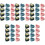 60Pcs Towel Plugs Self-Adhesive Punch- Hooks 3