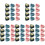 60Pcs Towel Plugs Self-Adhesive Punch- Hooks 2