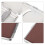 2Pcs Wear Resistant Brown Storage Holder 6