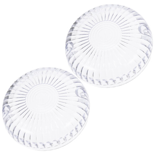 2Pièces Couvre Lentilles Clignotants ABS Surface Lisse