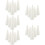 30Pcs Smooth White Foam Cones for DIY Decorations and Craft Projects 8