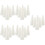 30Pcs Smooth White Foam Cones for DIY Decorations and Craft Projects 4