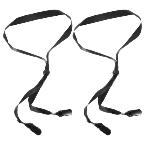 6 Pcs Hat Ropes Windproof Sun Hat Strap Chin Cords Clip Retainer 1