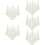 30Pcs Smooth White Foam Cones for DIY Decorations and Craft Projects 9