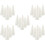 30Pcs Smooth White Foam Cones for DIY Decorations and Craft Projects 3