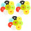 24Pcs Flexible Silicone Cup Lids Smooth Surface Cute Drink Covers 3