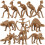 24 Pcs Simulation Dinosaur Bones Toys Skeleton Models Assorted Figures 1