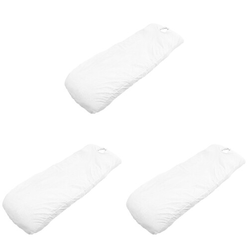 3Pcs White Microfiber Massage Table Sheets Washable Bed Covers 2