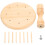 5Pcs Practical Wooden Spool Holder Sewing Thread Storage Stand 8