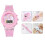 4 Sets Unicorn Watch Reader Cartoon Silica Gel 11