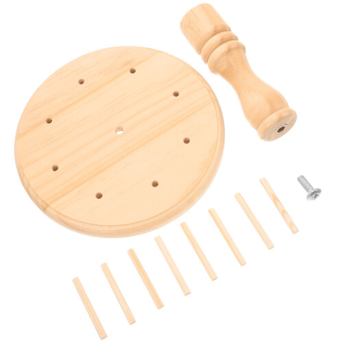 5Pcs Practical Wooden Spool Holder Sewing Thread Storage Stand 2
