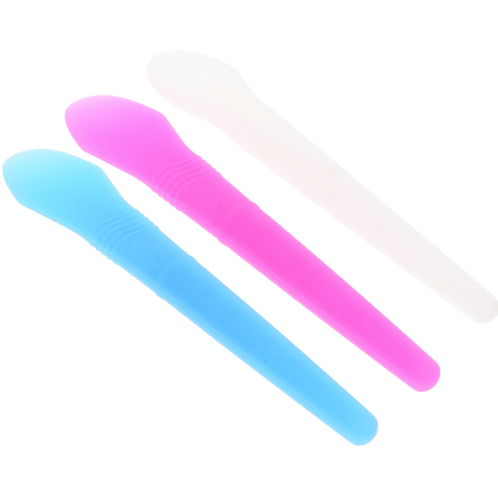 Ohphcall 12 Pcs Silicone Mask Brush Supplies Silica Gel Cosmetic