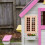 2Pcs 28-Panel Wooden Mini House Doors Hinged Frames DIY Multi-Color 6