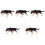 5Pcs Realistic Wolf Model Fake Wild Animal Figure 5