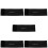 5Pcs Adjustable Black Softball Glove Fixing Straps with Adhesive Tape 8