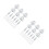 70Pcs Silver Double Door Latch Cabinet Hardware with Ball Spring Catch 8