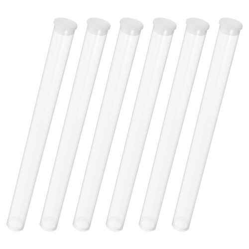 18 Pcs Tubes Acrylic Incense Sticks Container -Stick Sample Tube