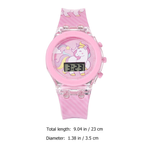 4 Sets Unicorn Watch Reader Cartoon Silica Gel 1
